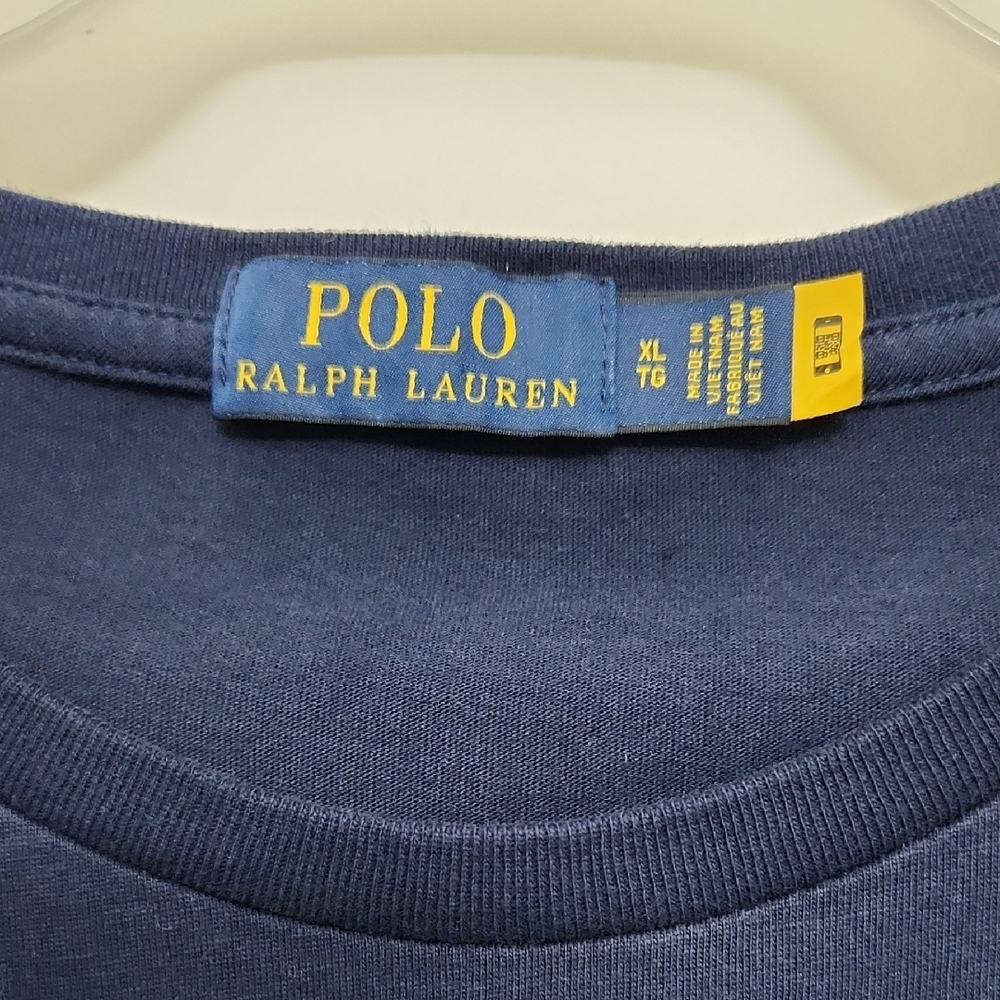 Men's Polo Ralph Lauren Navy T-shirt - Picture 4 of 5